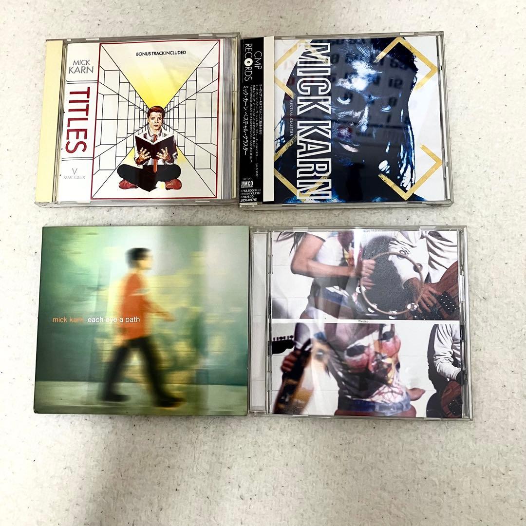 T*R様 CD MICK KARN ミックカーン 4枚セット レア