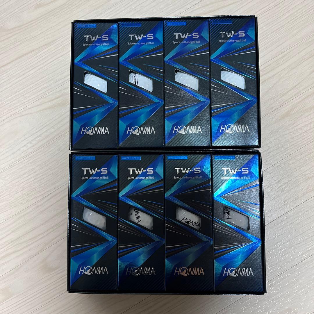 【新品未開封】HONMA TW-S ゴルフボール 3ピースウレタン　2ダース