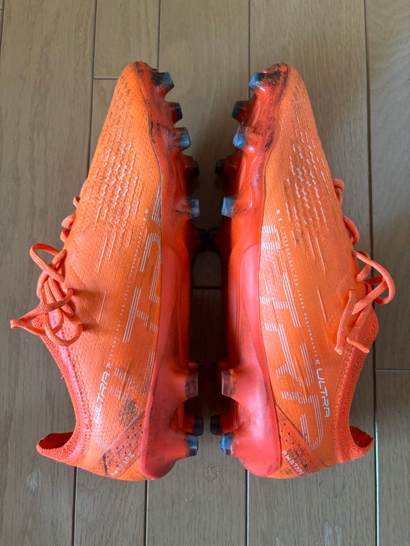 PUMA ULTRA スパイク FG/AG オレンジ 27.0cm