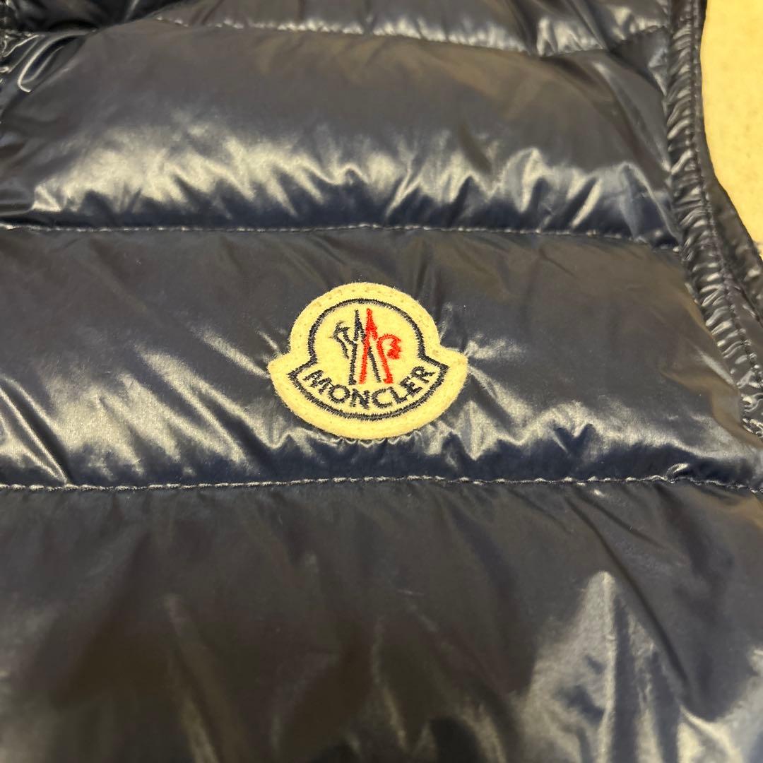MONCLER モンクレール ダウンベスト GUI 0 ネイビー ダブルジップ