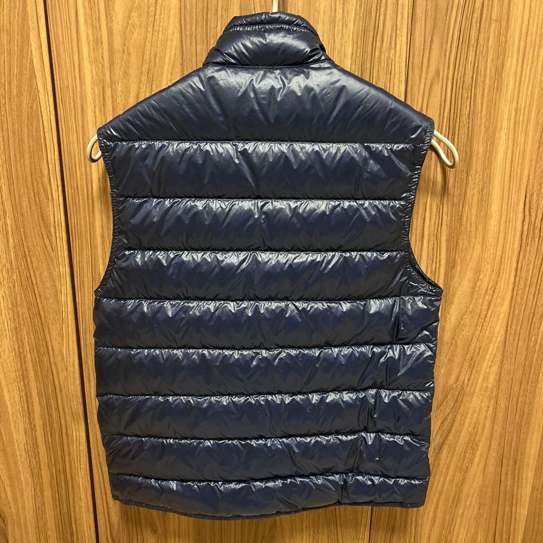 MONCLER モンクレール ダウンベスト GUI 0 ネイビー ダブルジップ