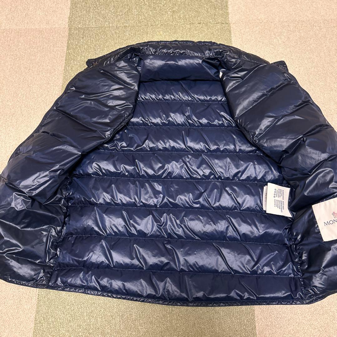 MONCLER モンクレール ダウンベスト GUI 0 ネイビー ダブルジップ