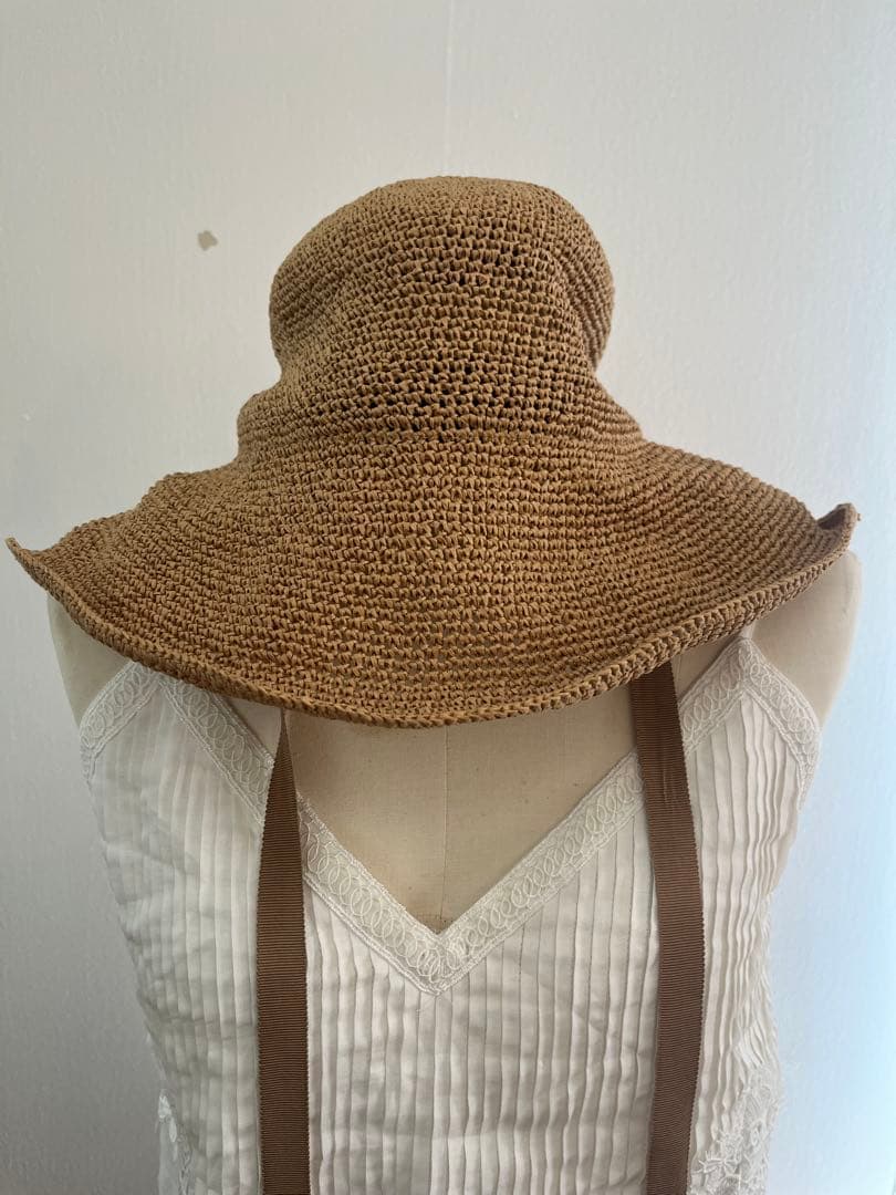 美品ORIÉNT MILLINERY Basic Designクロッシェハット