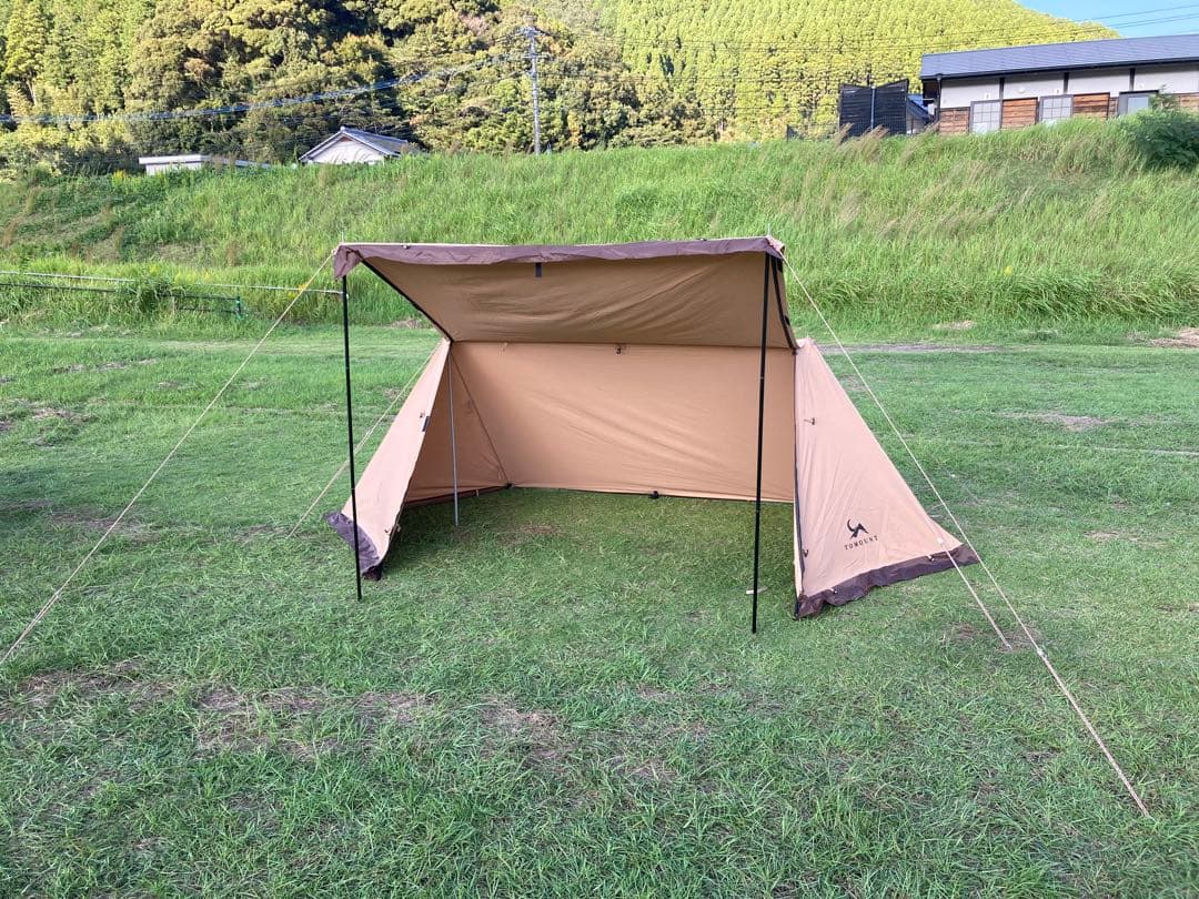 TOMOUNT パップテント 軍幕テント　TC素材 ポリコットン　ベージュ