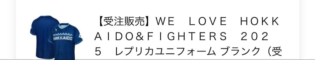 HOKKAIDO レプリカユニフォーム ネイビーあんと