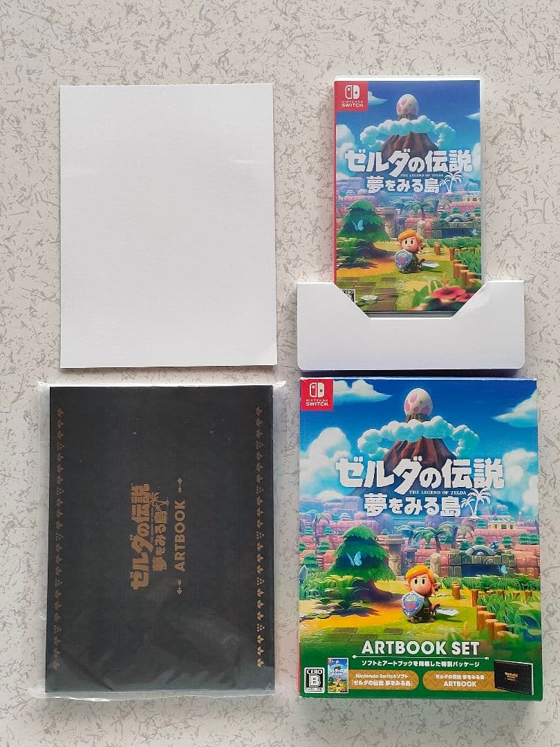 【限定版】ゼルダの伝説　夢をみる島　アートブックセット　アミーボ