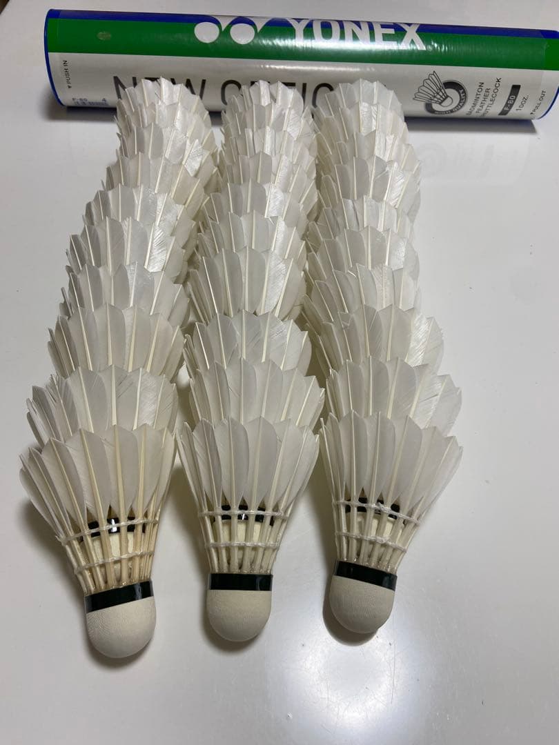 バドミントン　シャトル　中古　30球　YONEX NEW OFFICIAL