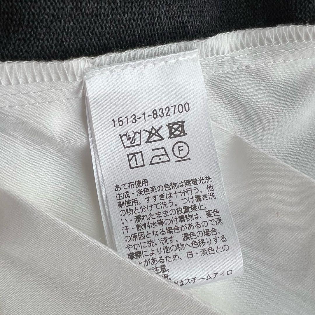 UNITED ARROWS プリーツ コンビ ニット ブラウス