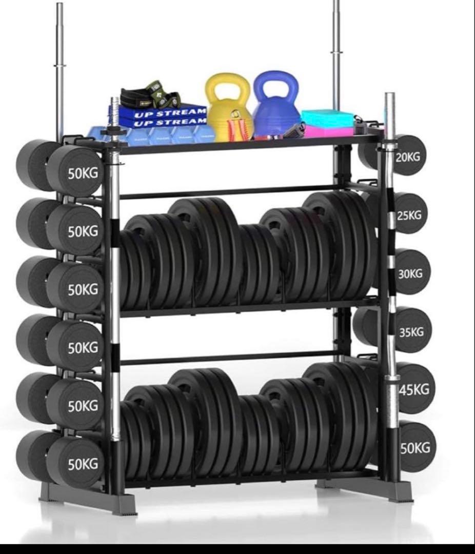 ダンベルラック 3段ダンベル収納ラック ダンベルスタンド 超高耐荷重1225kg