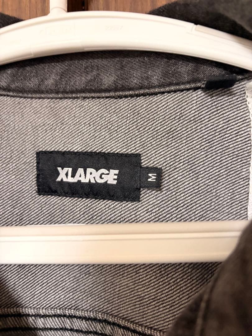 XLARGE グレー デニムジャケット M