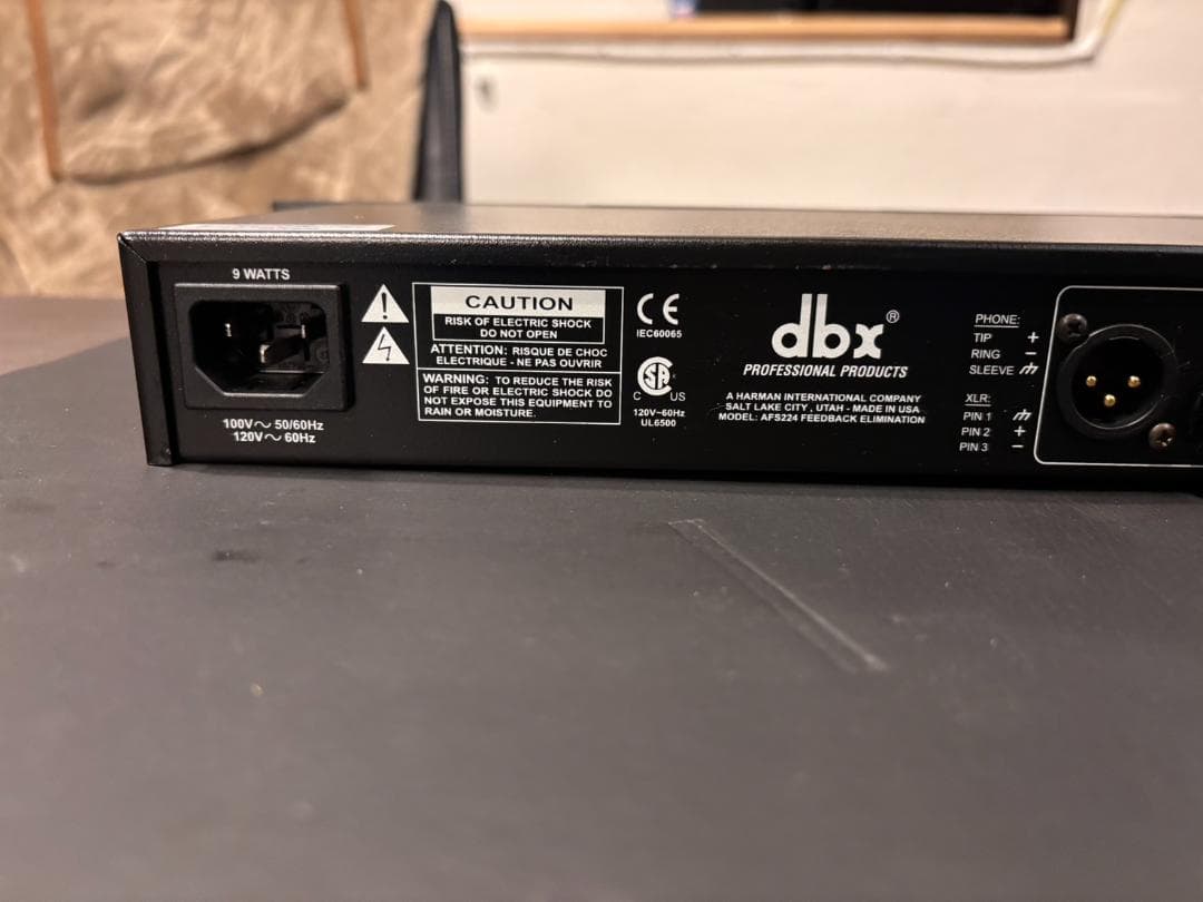 dbx ハウリング・サプレッサー　AFS224