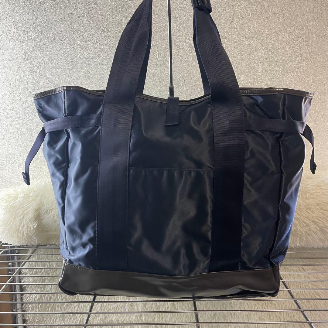 PORTER ポーター サックスバー トートバッグ A4収納 ストーム　ネイビー