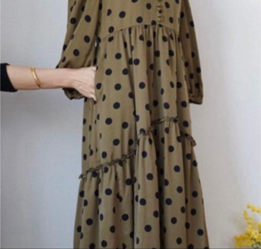【美品】イデアルーチェ❤︎ワンピース　　ベージュ