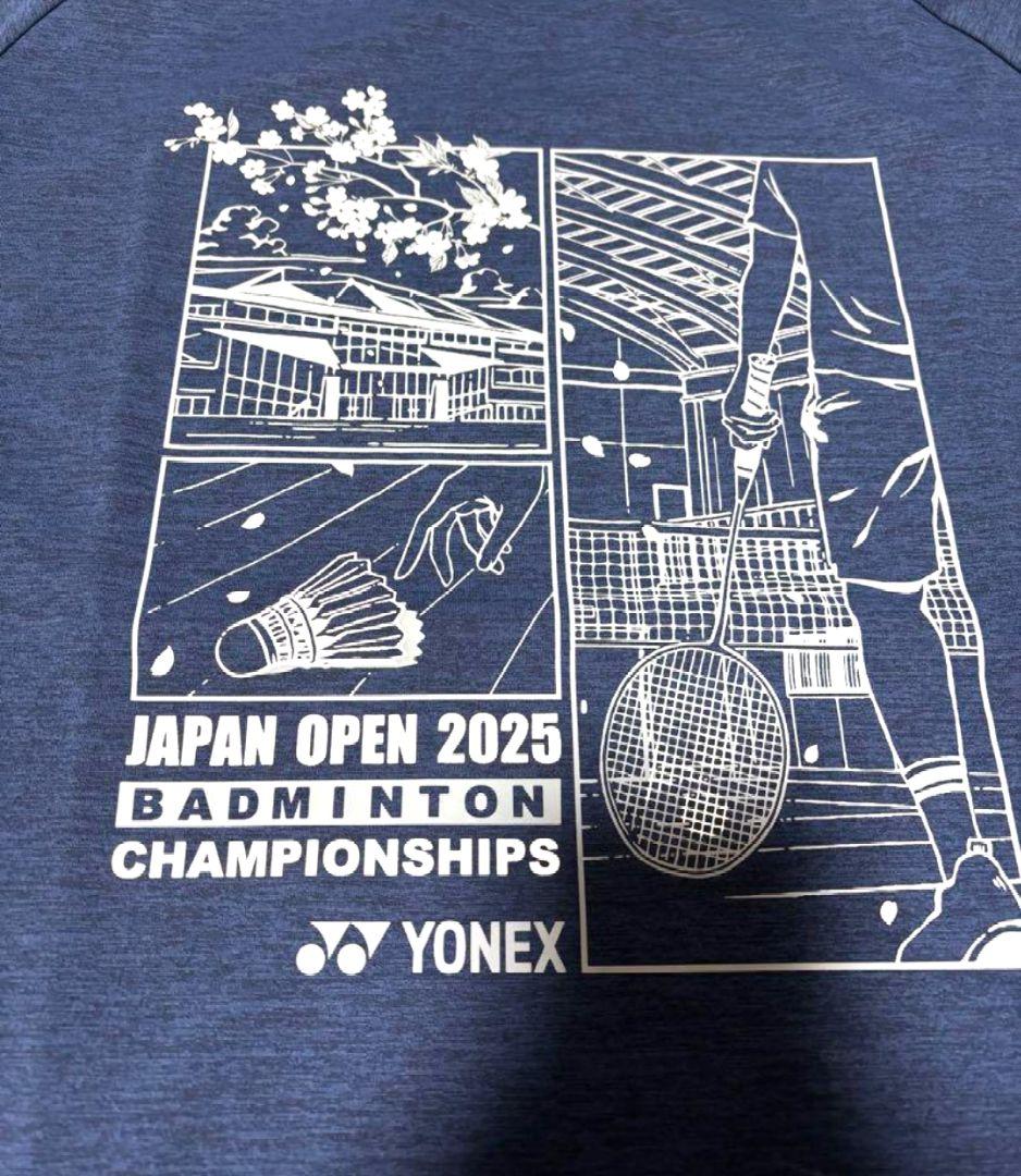 YONEXヨネックスダイハツ ジャパンオープン2025即日完売ユニドライTシャツ