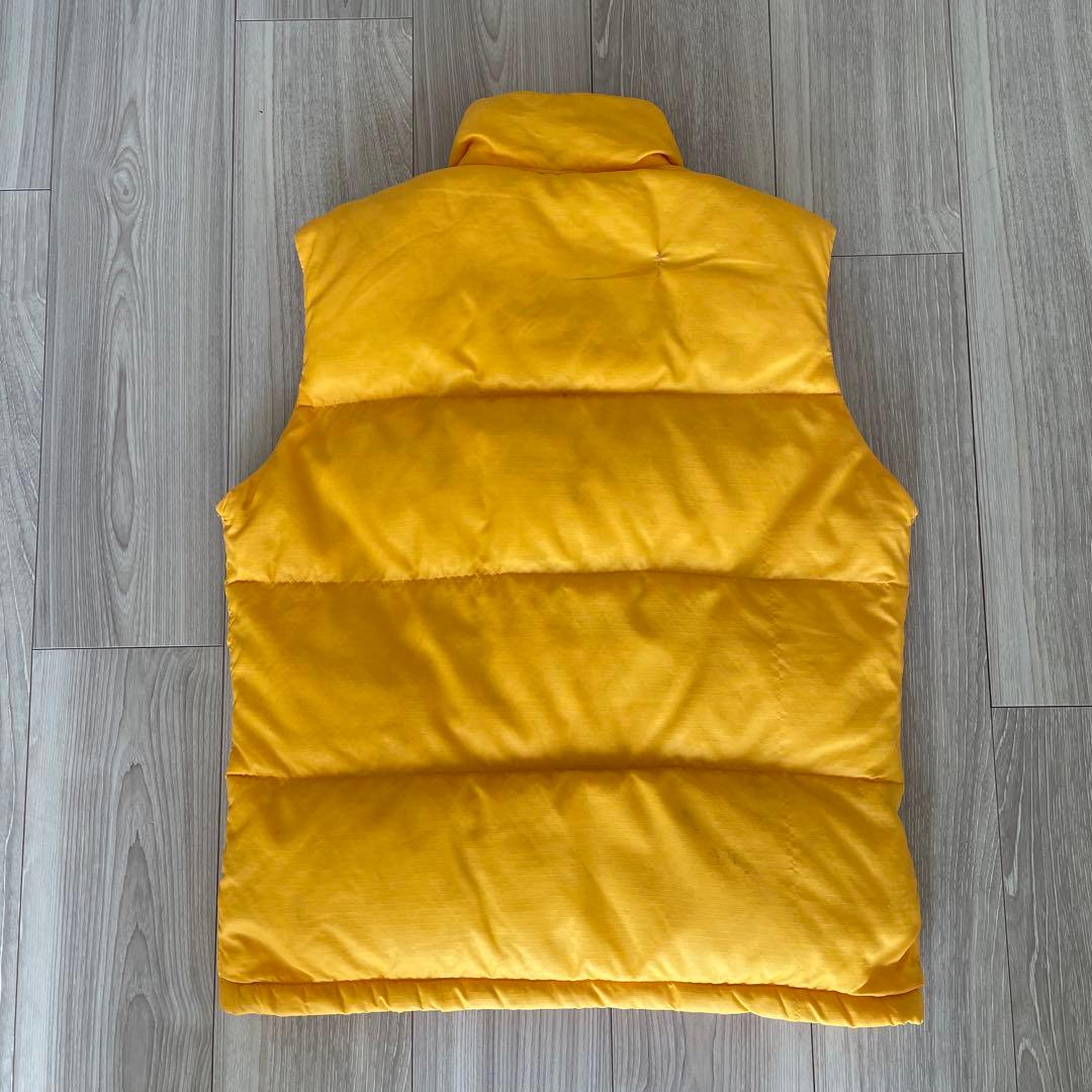 THE NORTH FACE ノースフェイス 茶タグ ダウンベスト イエロー S