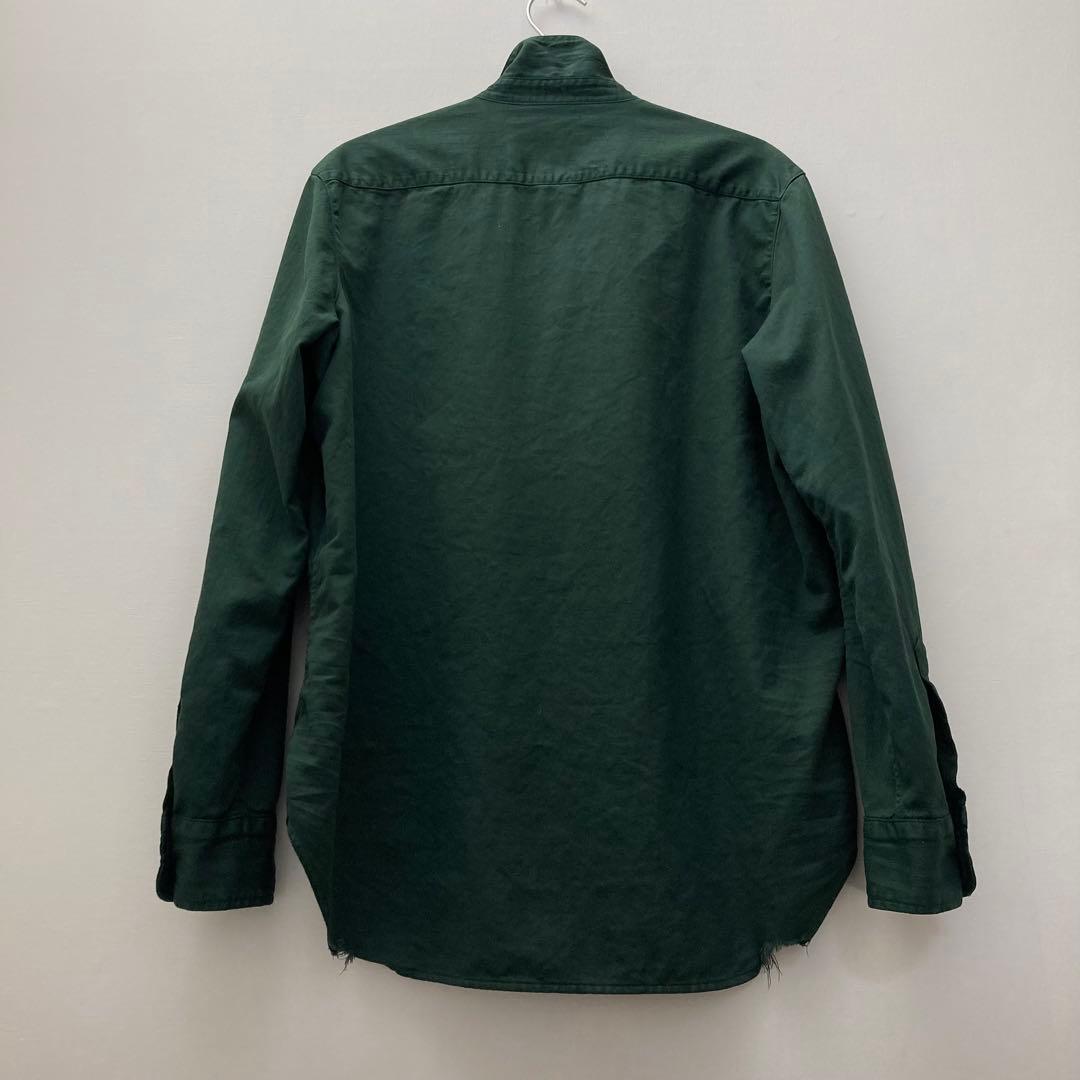 【完売品】フランクアンドアイリーン ストーンウォッシュ ダメージシャツ 緑♡