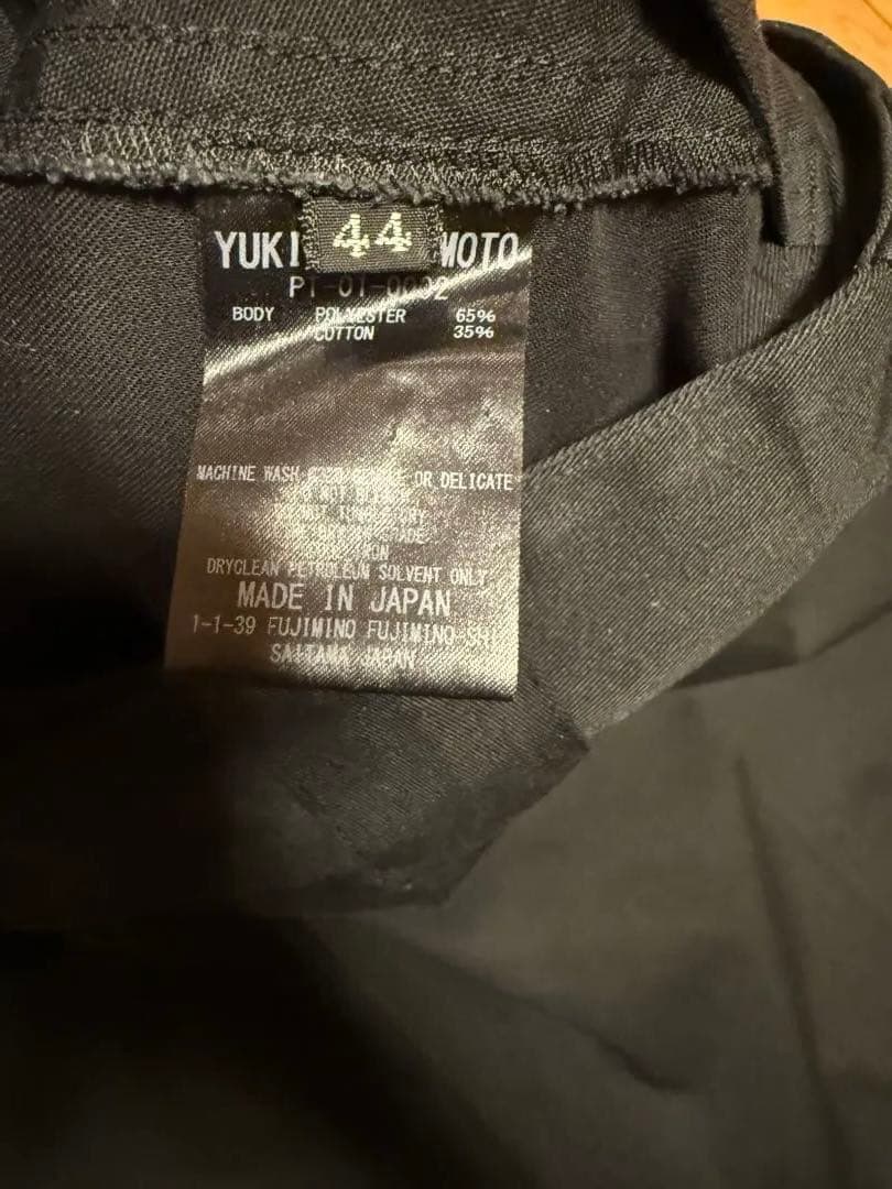 パンツ YUKI HASHIMOTO TWISTED WORK PANTS BLACK