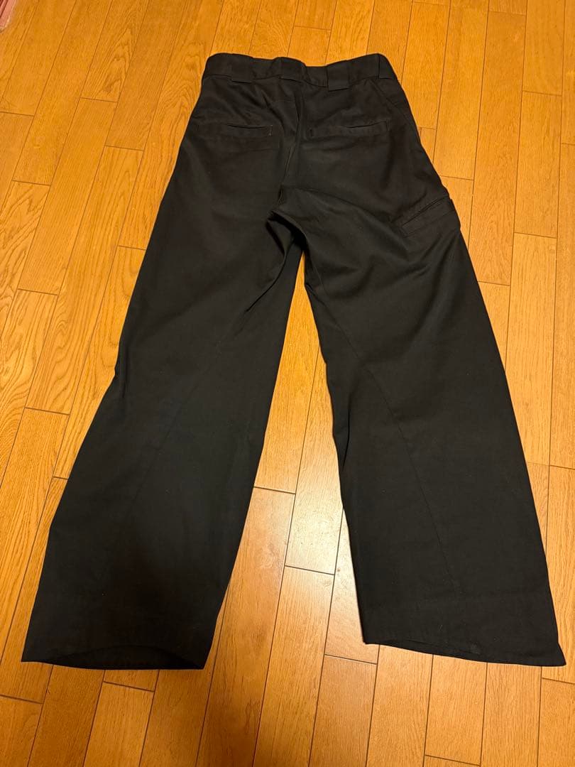 パンツ YUKI HASHIMOTO TWISTED WORK PANTS BLACK