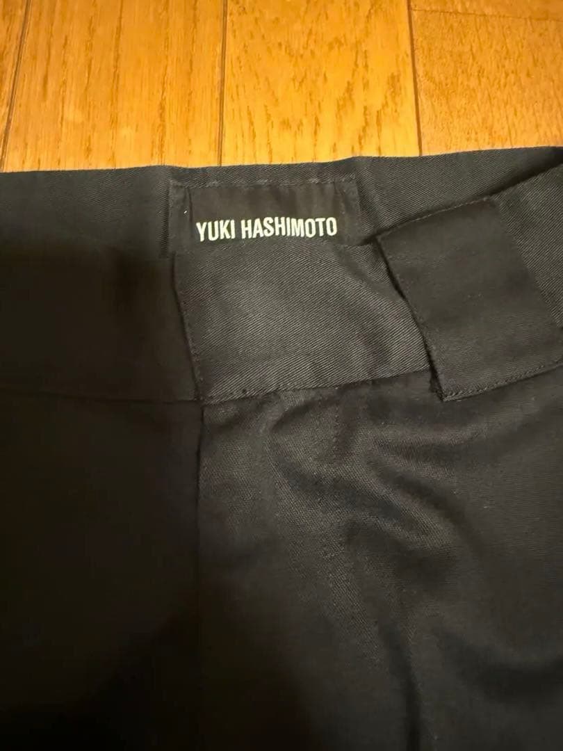 パンツ YUKI HASHIMOTO TWISTED WORK PANTS BLACK