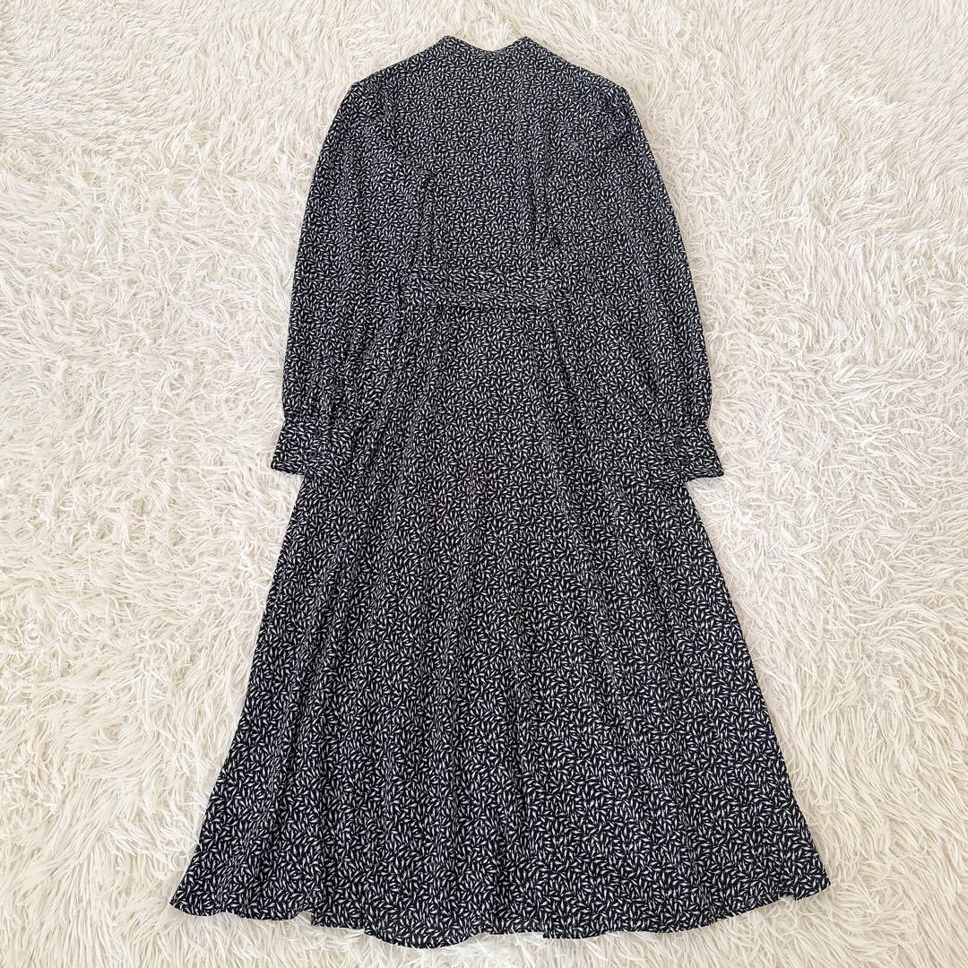 未使用タグ付 サイズ6✨ローレンラルフローレン総柄 シャツワンピース ベルト