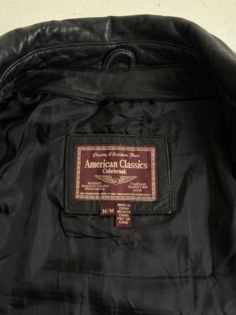 R*様 し*様 90s American Classics レザージャケット M