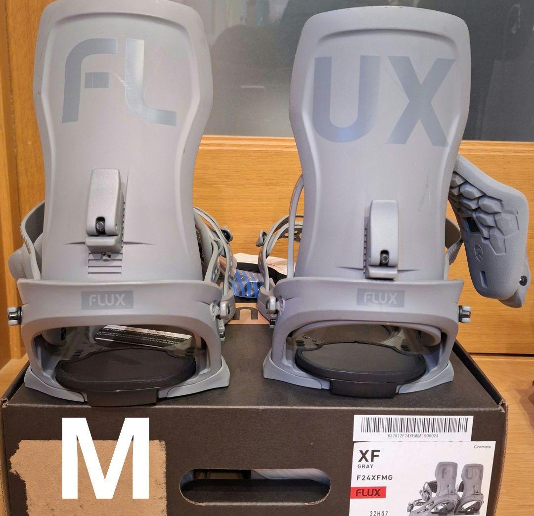 FLUX XF グレー スノーボードビンディング M