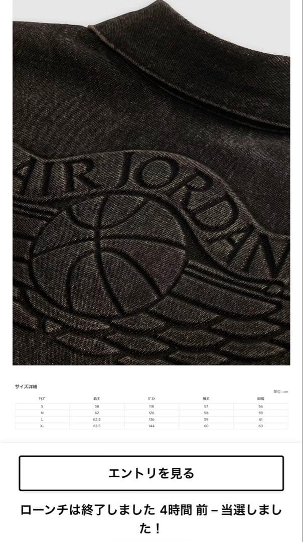 国内正規品Levi's® x Jordan Type III Jacket