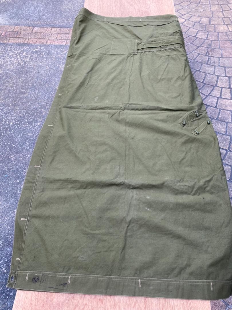 ★ USED ルーマニア軍 放出 ポンチョ テントシート パラトカ オリーブ