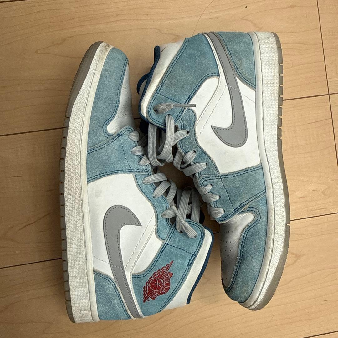 値下げ可能　NIKE AIRJORDAN1 MID SE FRENCH BLUE