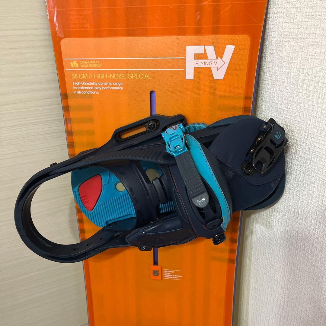 BURTON CUSTOM FLYING V 158cm スノーボードケース付き