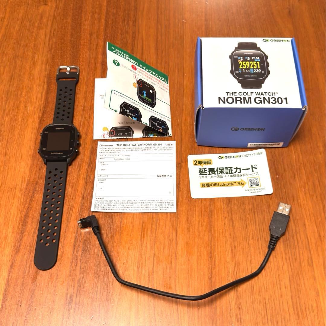 【極美品】GreenOn THE GOLF WATCH NORM GN301