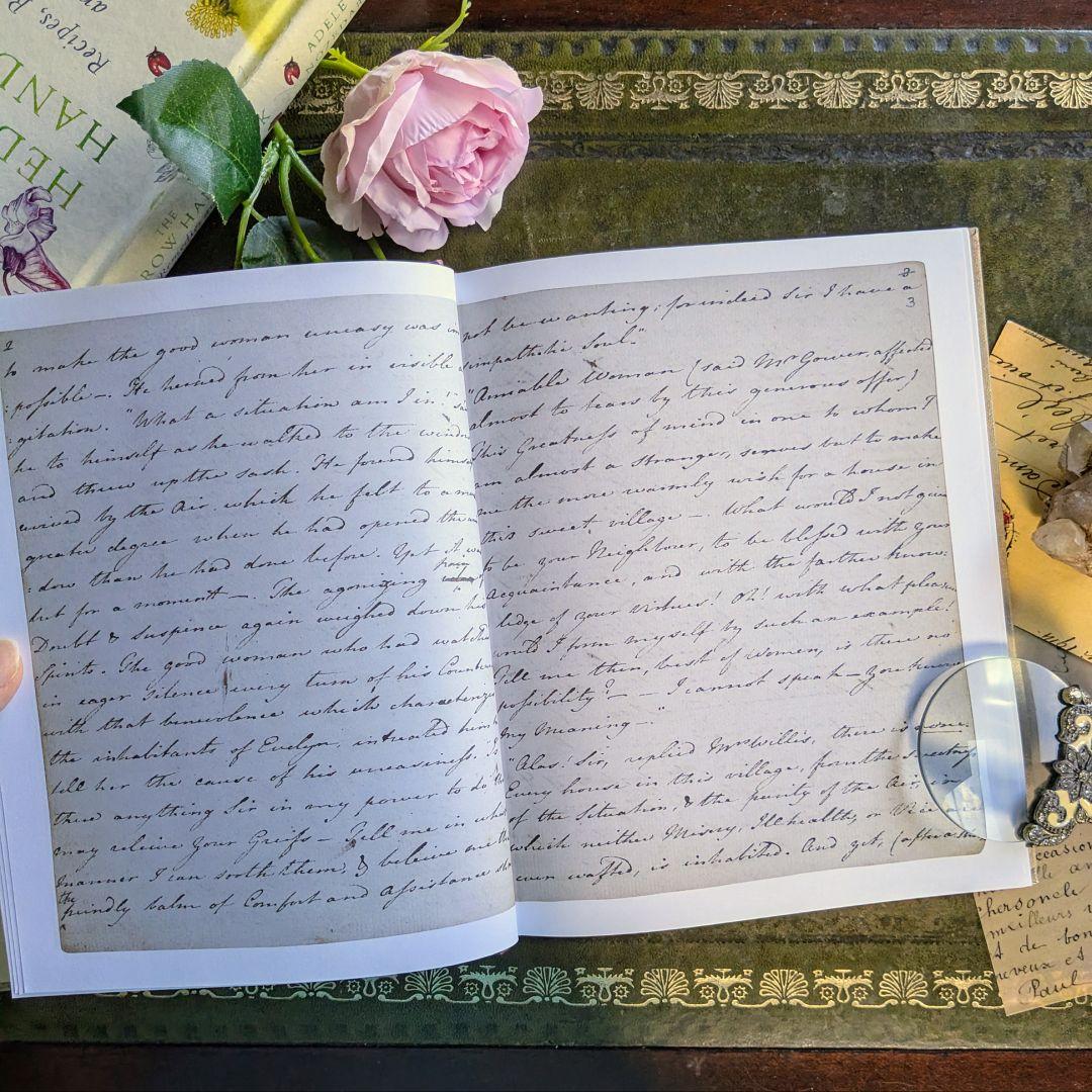 インクの香りまで蘇る！ジェイン・オースティン自筆原稿に触れる至高の一冊　古書洋書