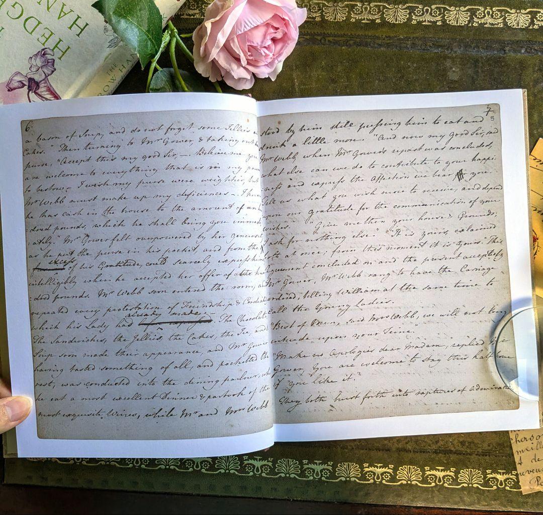 インクの香りまで蘇る！ジェイン・オースティン自筆原稿に触れる至高の一冊　古書洋書