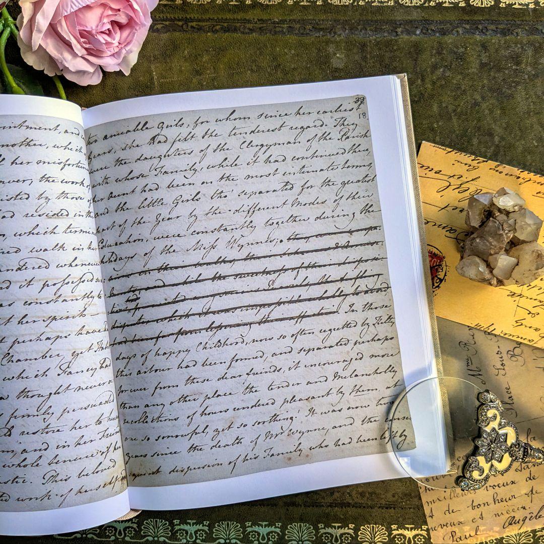 インクの香りまで蘇る！ジェイン・オースティン自筆原稿に触れる至高の一冊　古書洋書