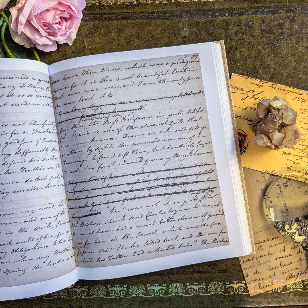 インクの香りまで蘇る！ジェイン・オースティン自筆原稿に触れる至高の一冊　古書洋書
