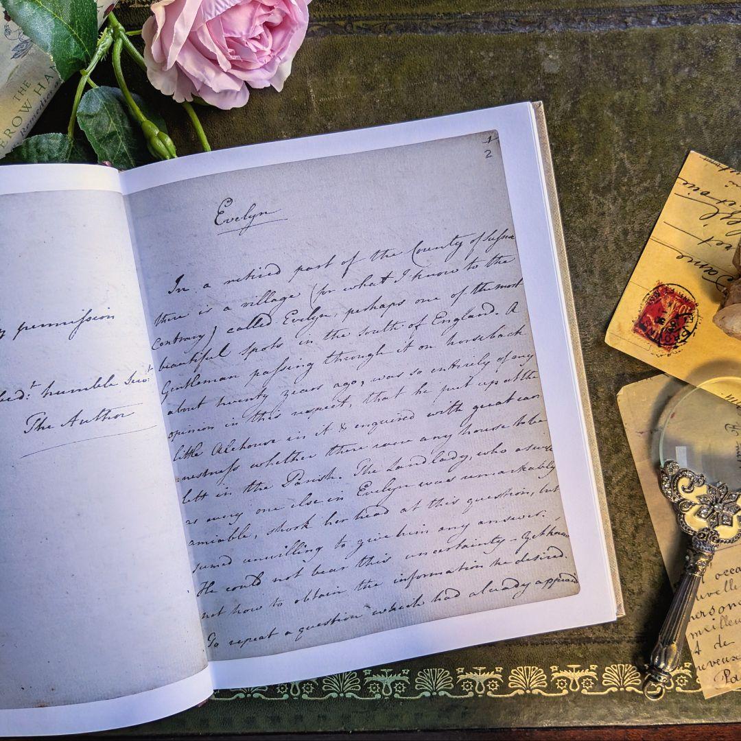 インクの香りまで蘇る！ジェイン・オースティン自筆原稿に触れる至高の一冊　古書洋書