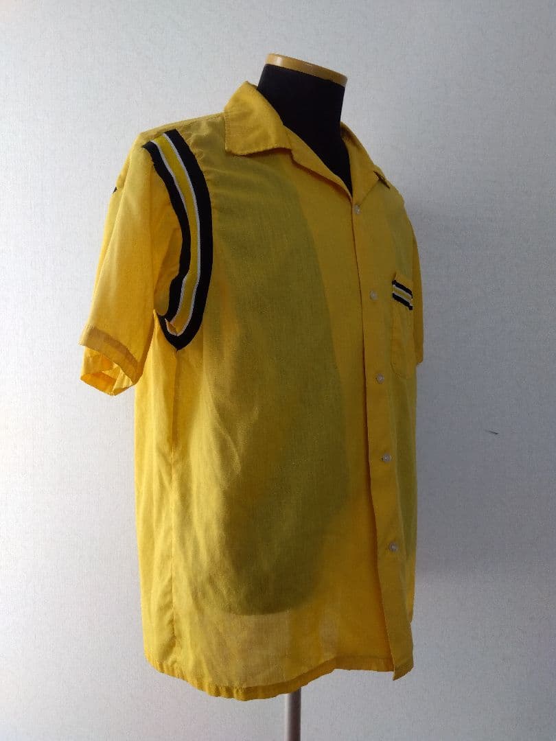 【HILTON】70s USA製 ヴィンテージ ボーリングシャツsizeL