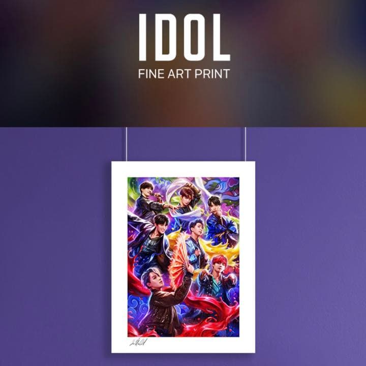 bts idol ファインアートプリント　30×40 限定品　完売品