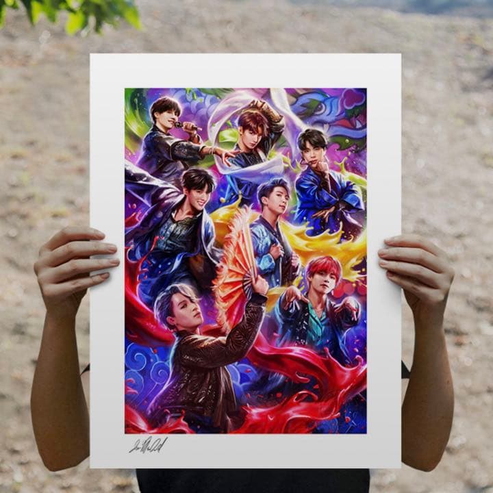 bts idol ファインアートプリント　30×40 限定品　完売品