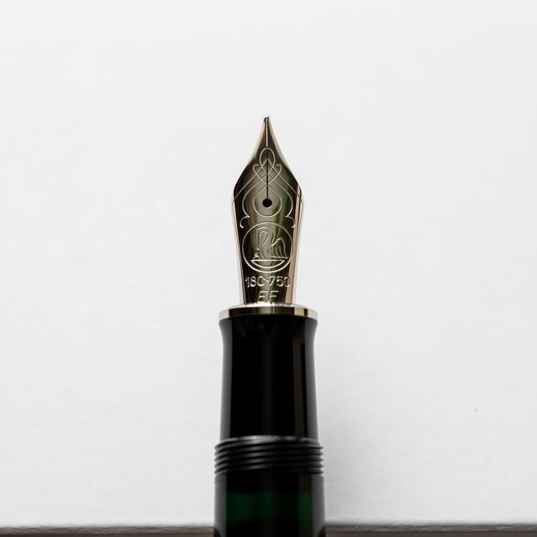 （美品）Pelikan スーべレーンM805 EF 黒 万年筆 ケース付き