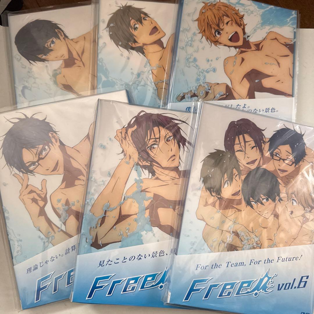 2巻以外新品未開封 アニメFree! 1〜6巻DVDセット
