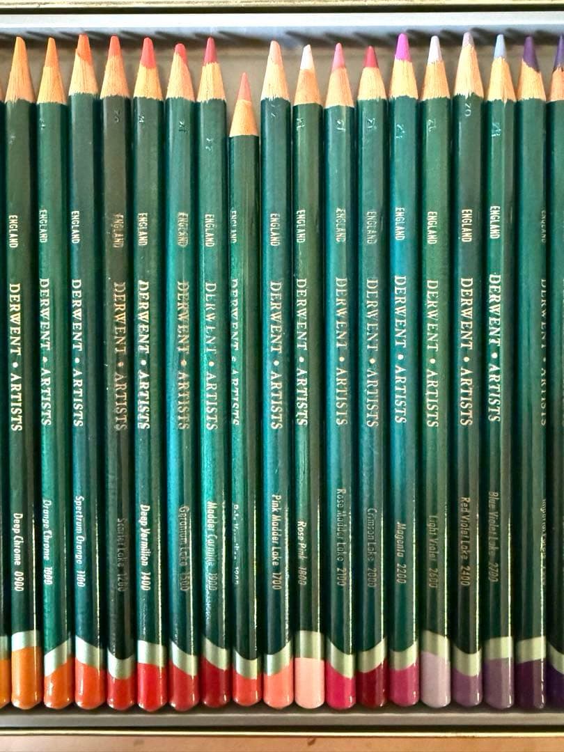 【美品】 DERWENT ARTISTS 72色 色鉛筆セット
