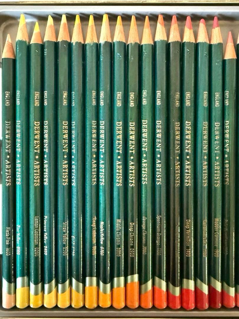 【美品】 DERWENT ARTISTS 72色 色鉛筆セット