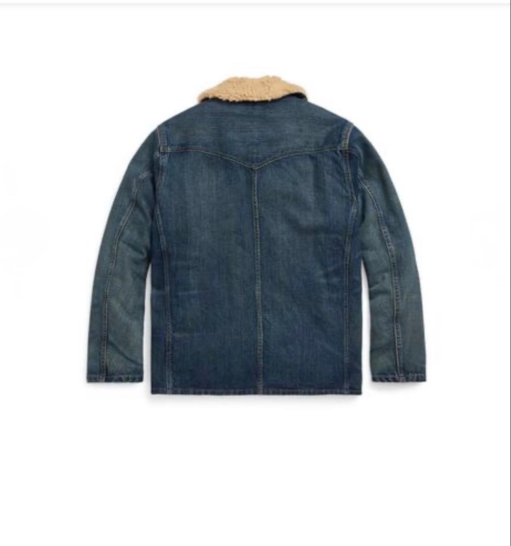 RRL 限定コレクション フリース ラインド デニム ランチ ジャケット