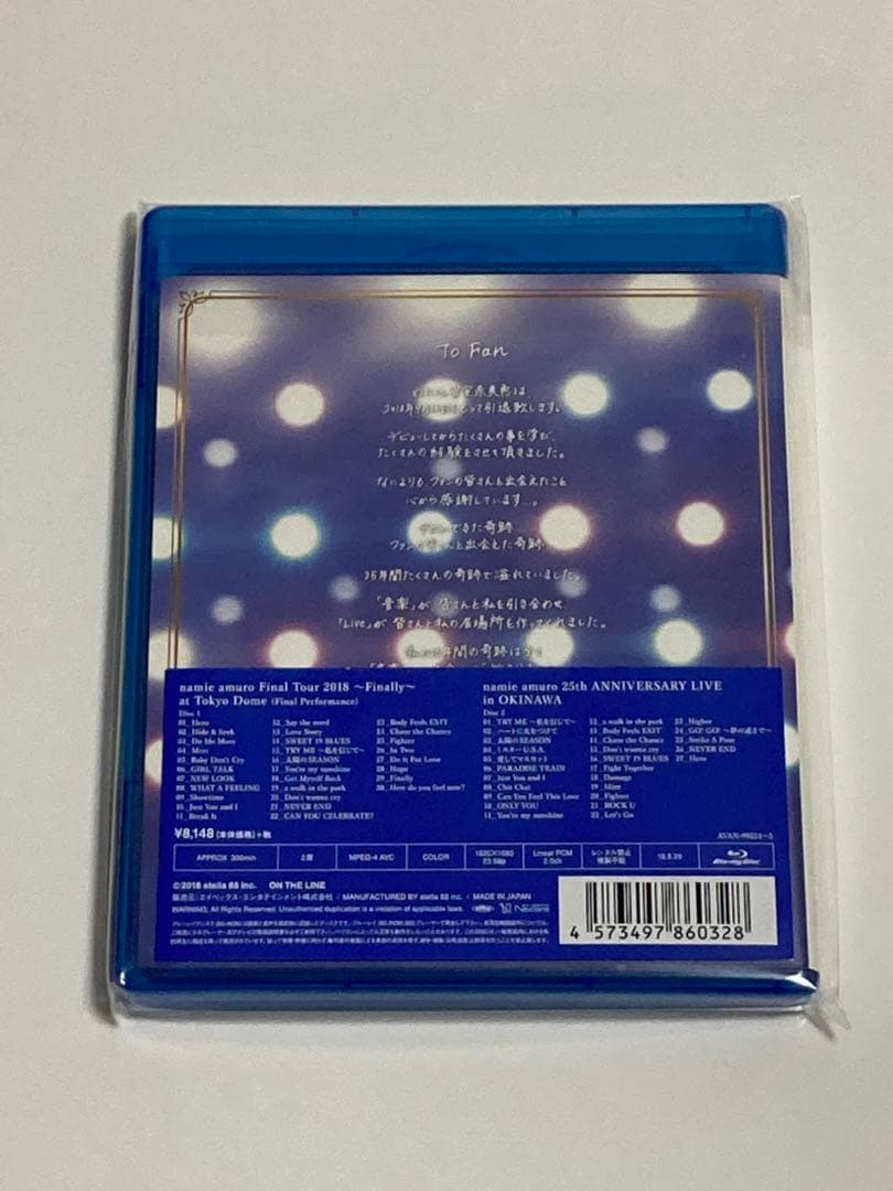 安室奈美恵　 Final Tour 2018～Finally〜 Blu-ray