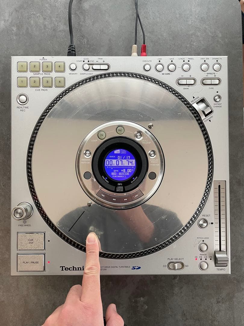 動作確認済 Technics SL-DZ1200 デジタルDJプレーヤー