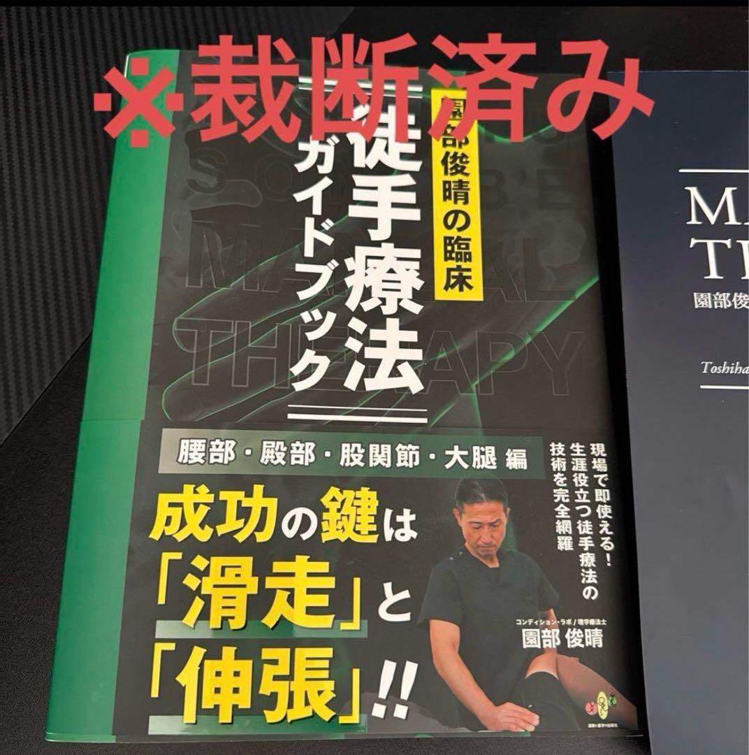 ※裁断済み　園部俊晴の臨床『徒手療法ガイドブック』 腰部・殿部・股関節・大腿編