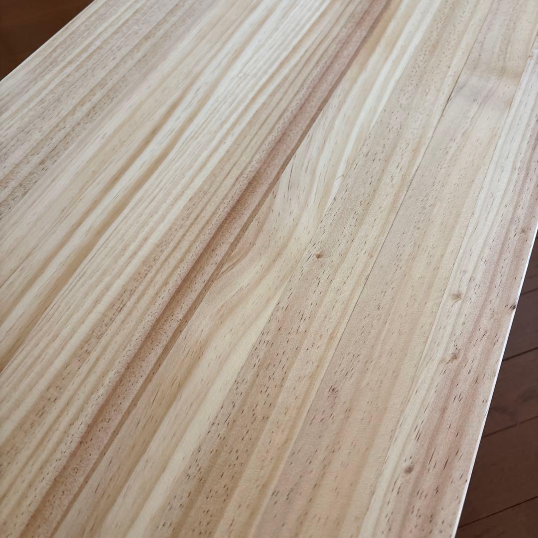 無印良品パイン材ローテーブル折りたたみ式W80×D50×H35cm 25年製