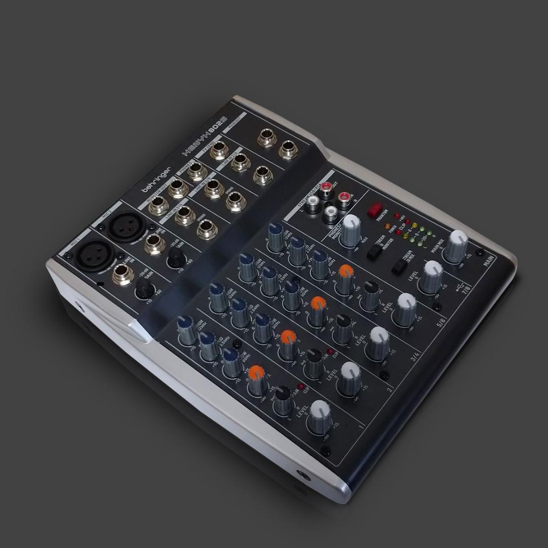 8ch アナログ・ミキサー（Behringer XENYX 802S）