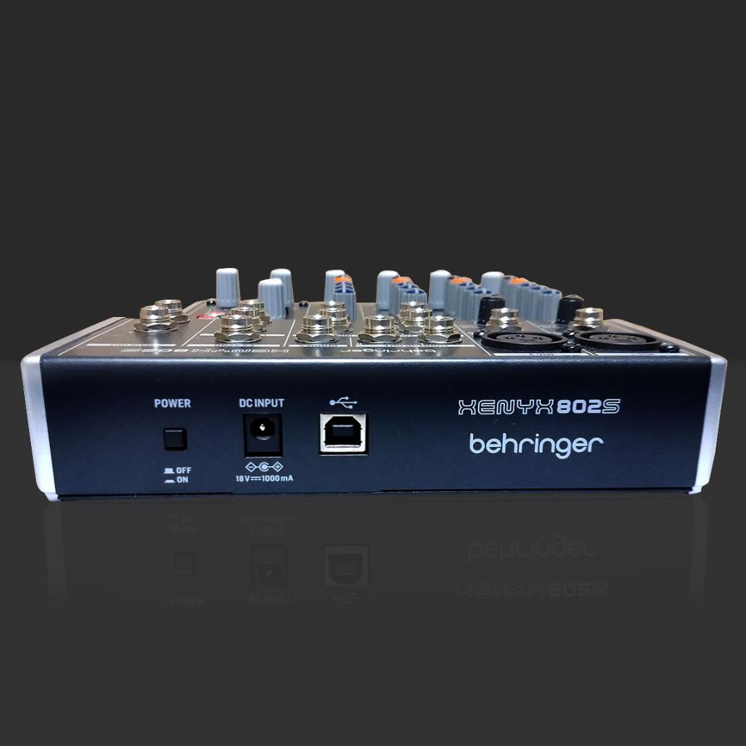 8ch アナログ・ミキサー（Behringer XENYX 802S）